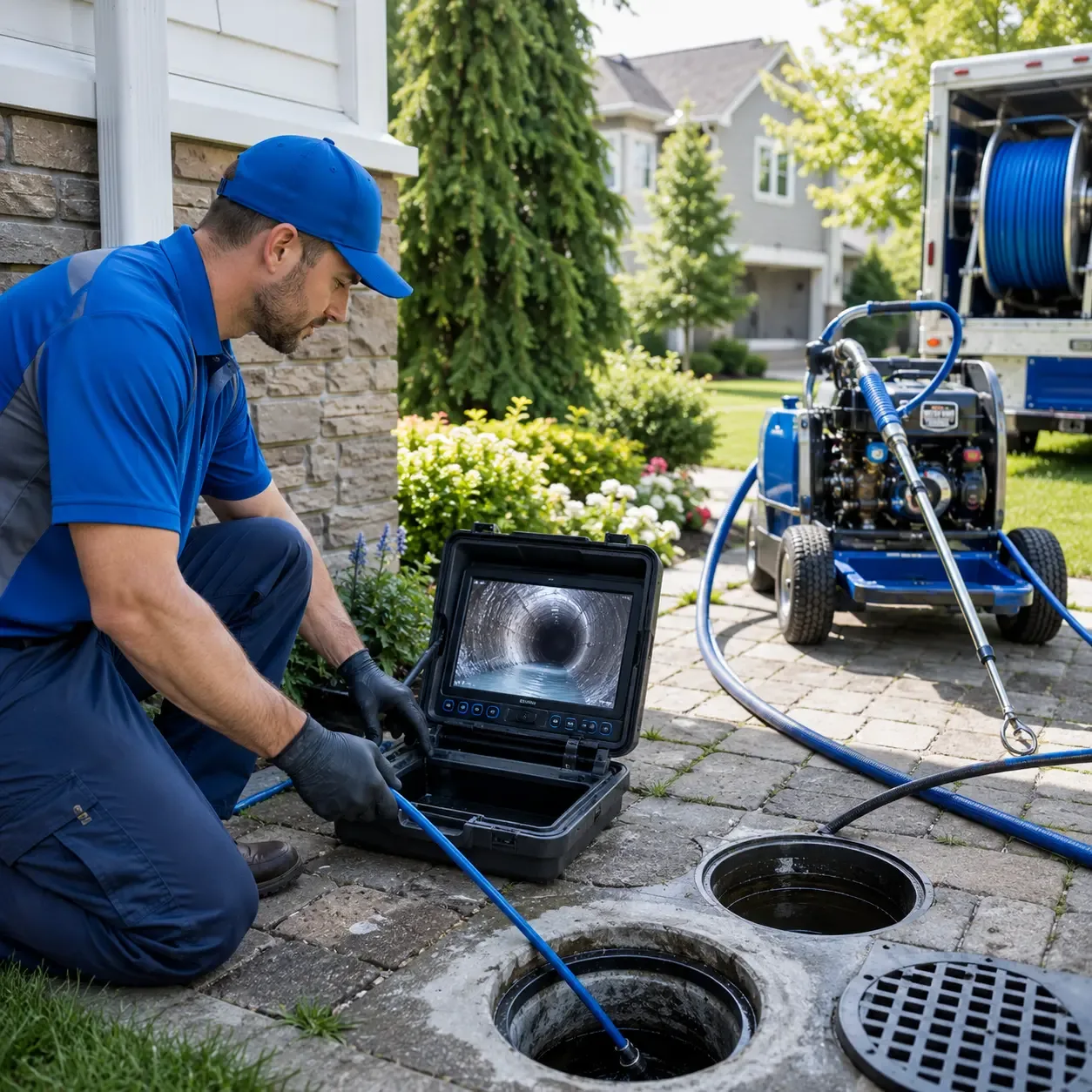 Outdoor drain cleaning professionals serving Fabens, TX